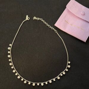 Melinda Maria Silver Necklace with Sparkling Charms